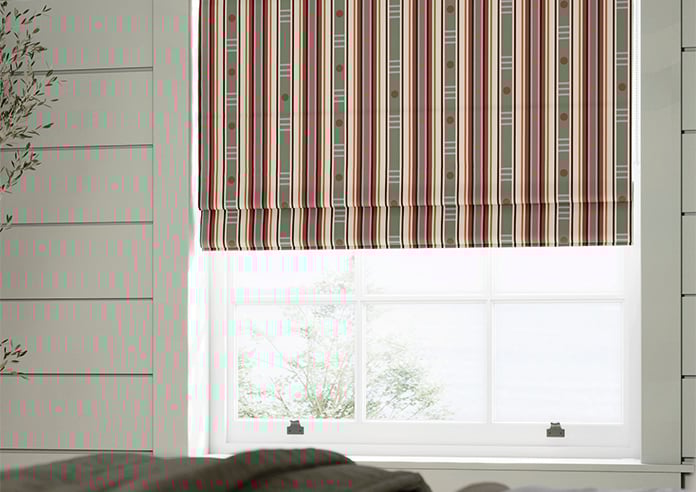 The British Stripe Co. William, Highlands No.1 - Twist&Fit Roman Blind - Image 5